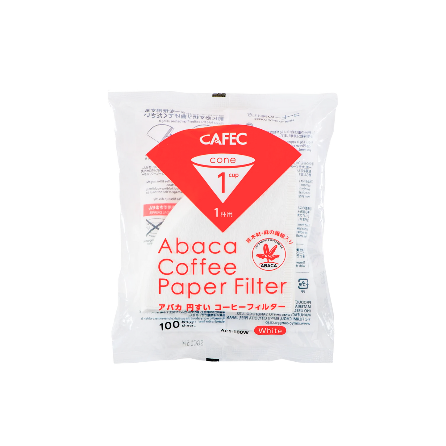 Abaca 1 Papieren Filters