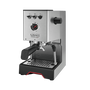 Gaggia Classic Up zilver schuin aanzicht