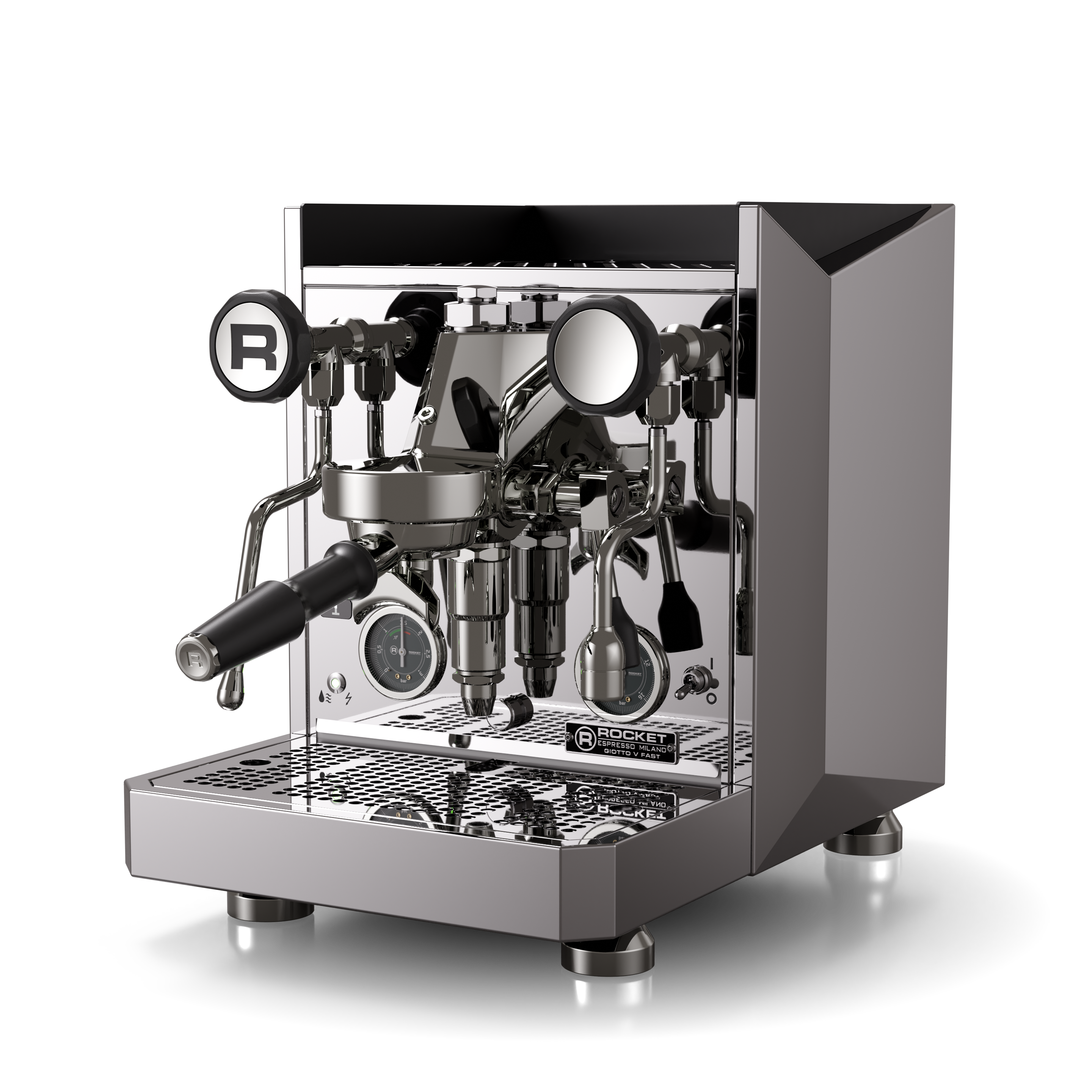 Rocket Espreso Giotto V Fast chrome Espresso Machine - FREKKO official Rocket Espresso dealer