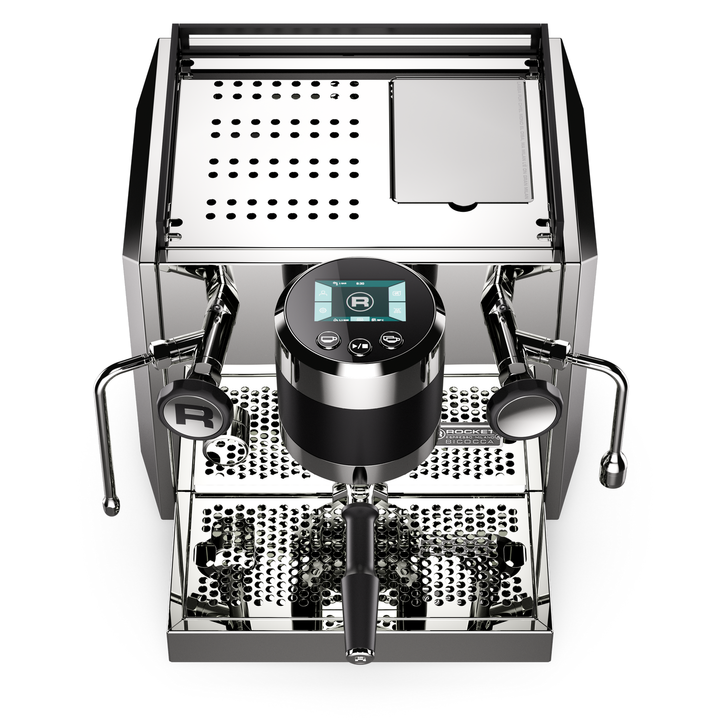 Rocket Espresso Bicocca Espresso Machine Dual boiler Chrome top FREKKO
